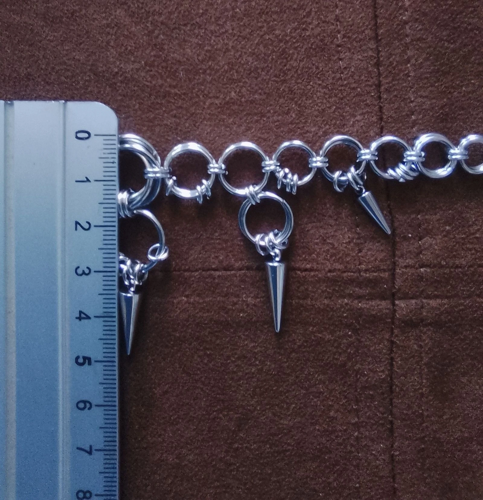 Choker halsketting met Japanse ketting, gothic stijl, uniseks – photo 7